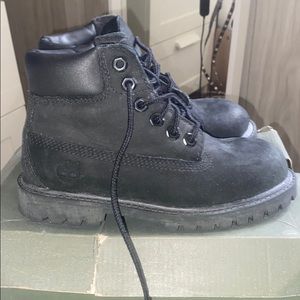 Boys Black Boots